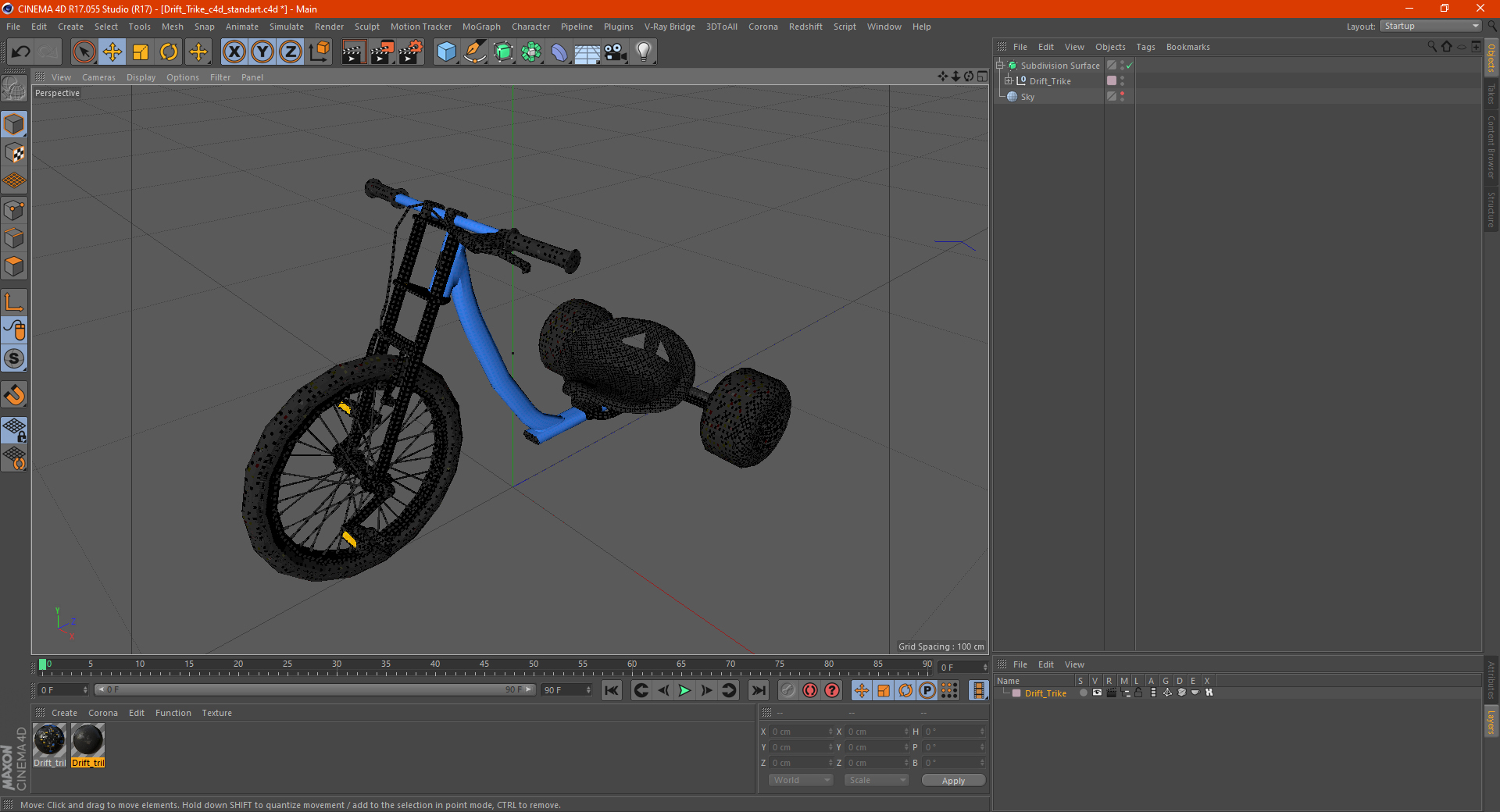 3D Drift Trike