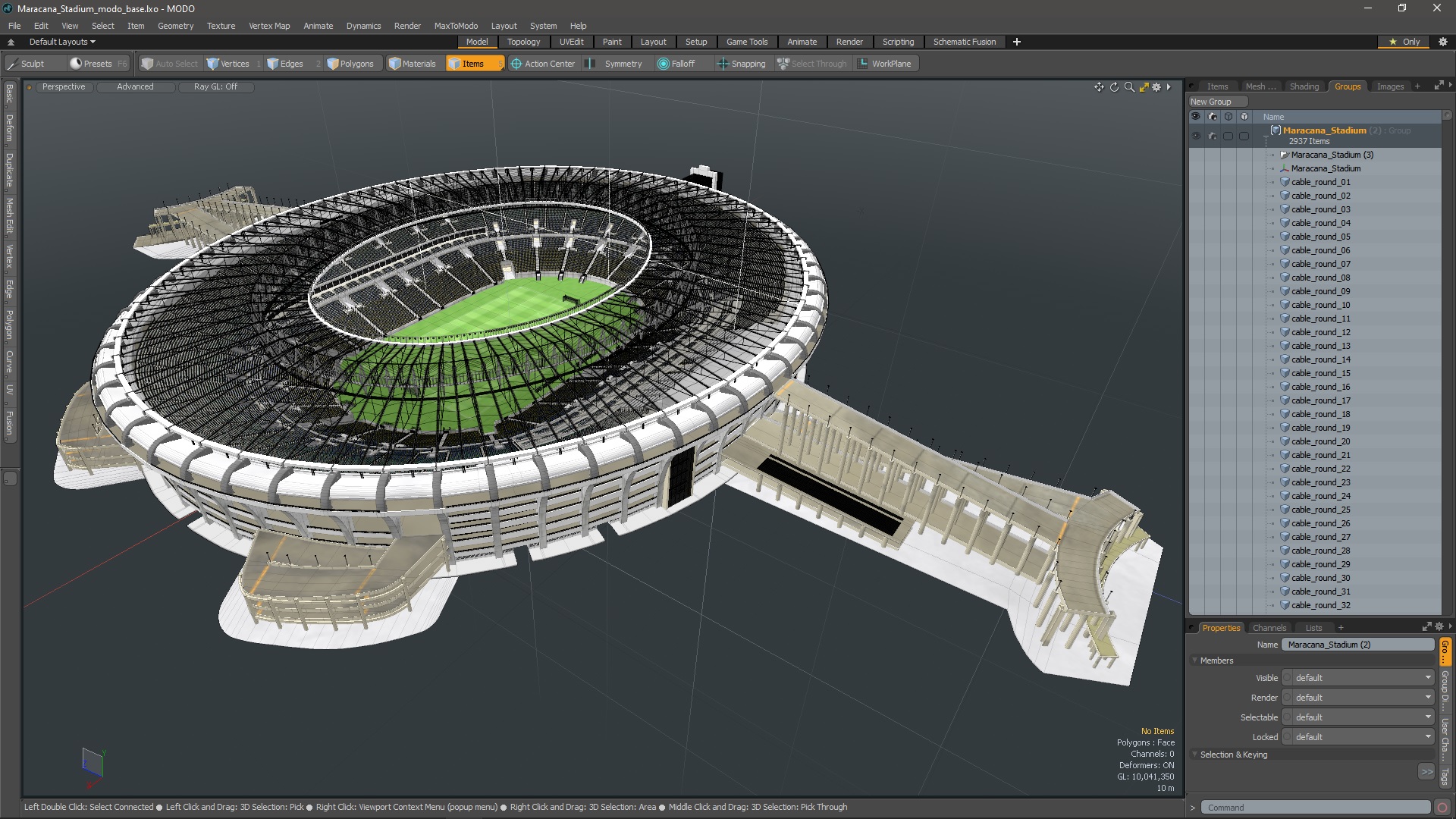 3D Maracana Stadium