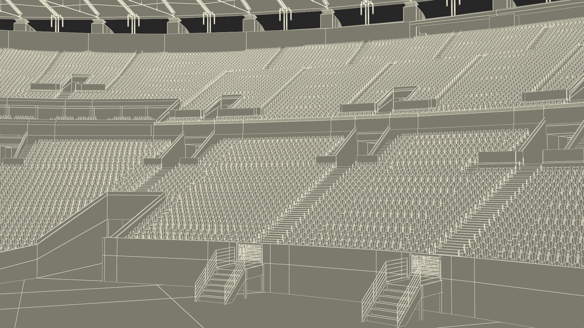 3D Maracana Stadium