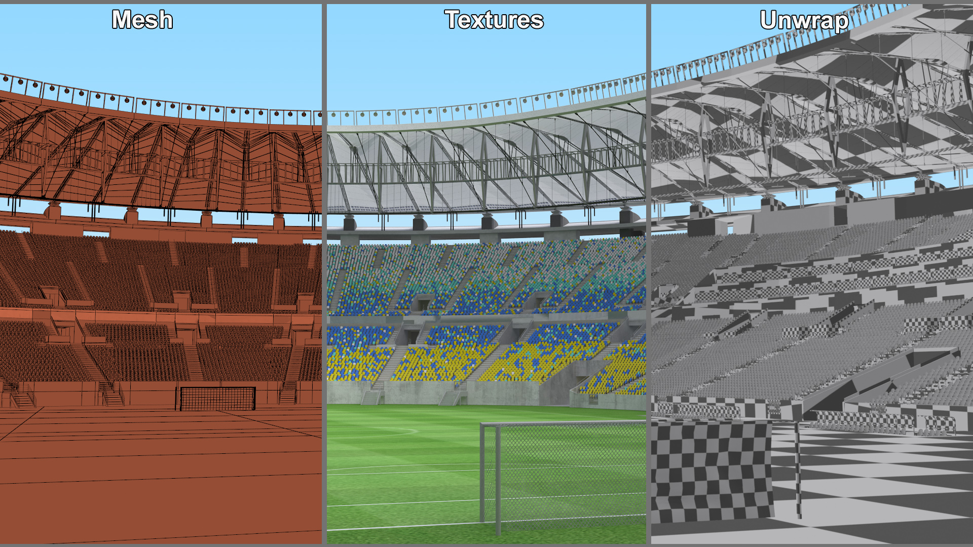 3D Maracana Stadium