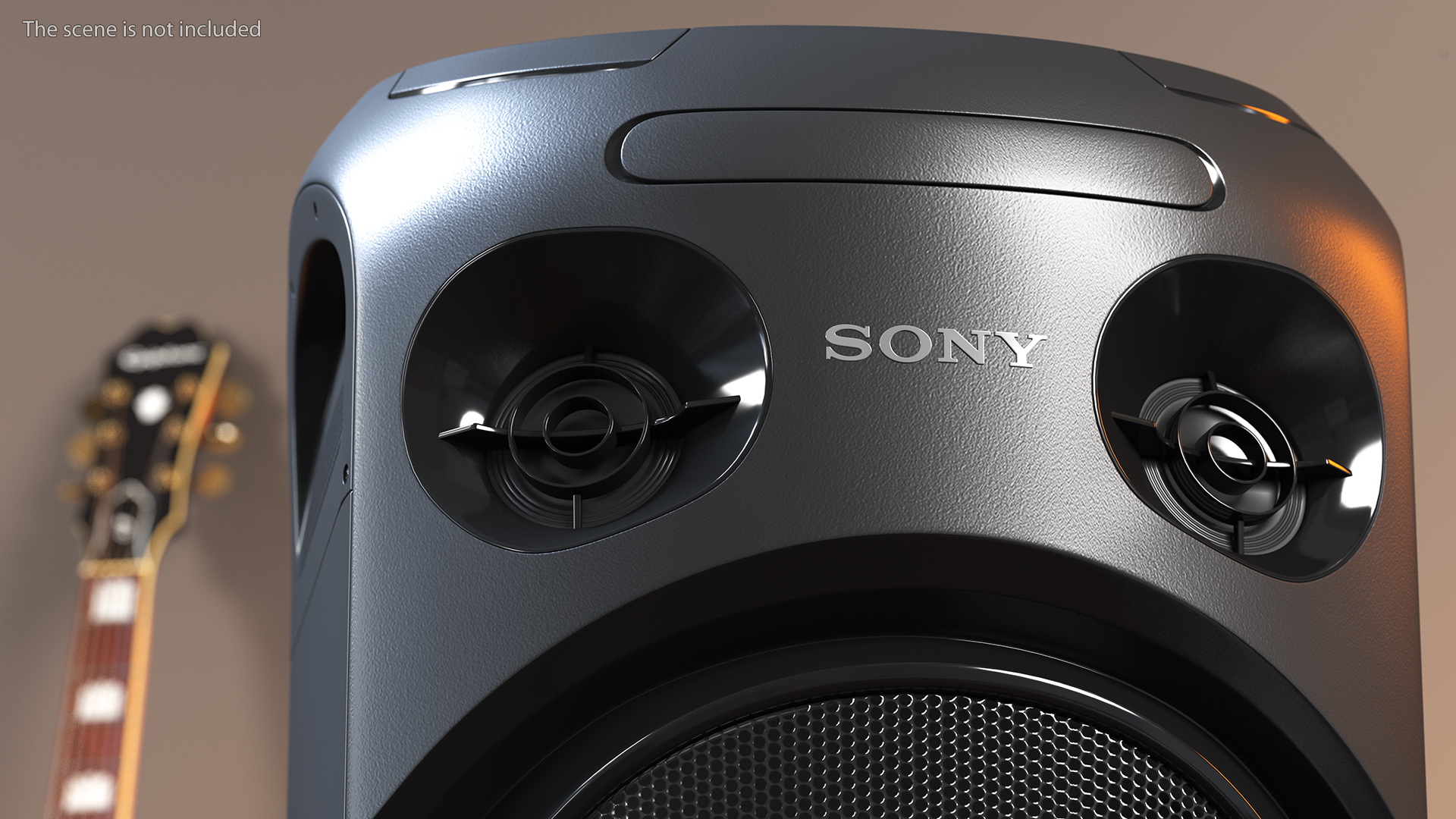 3D Sony V21 High Power Audio System OFF