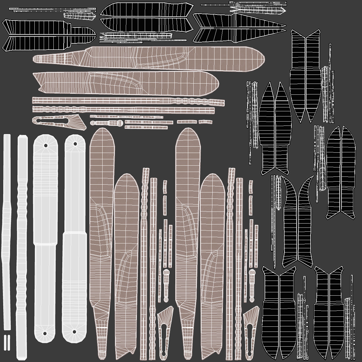 3D Sterile Scalpels with Plastic Handles Set