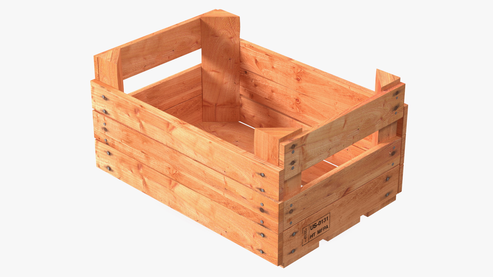 3D Wooden Fruit Box