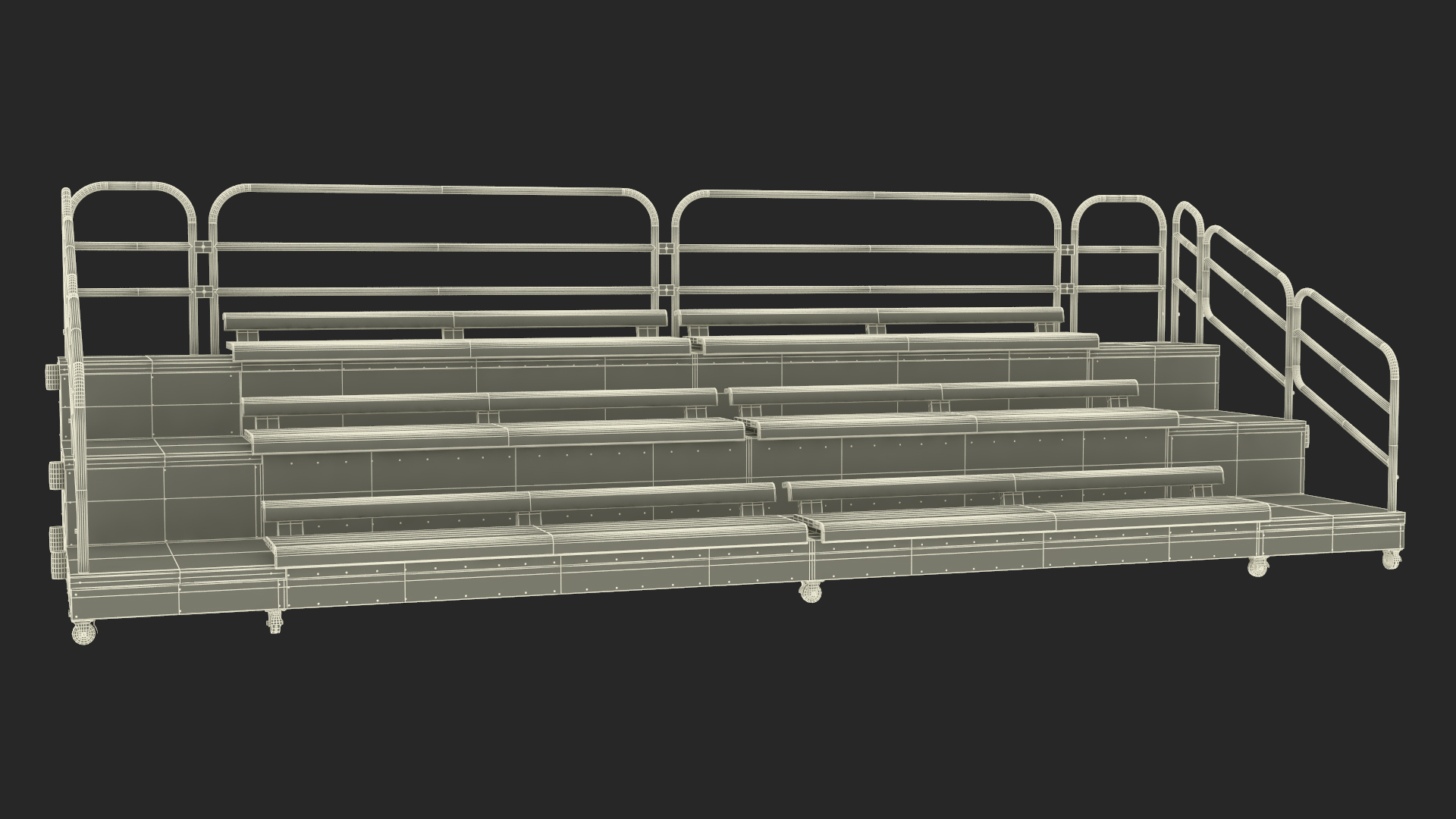 Seating Portable Grandstand 3D