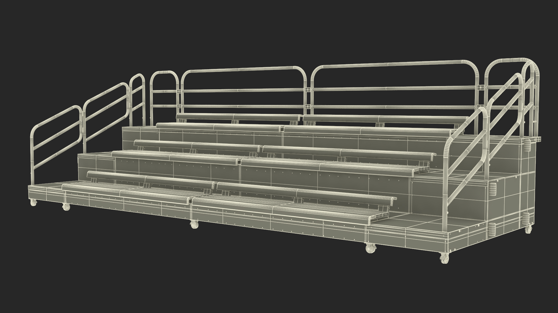 Seating Portable Grandstand 3D