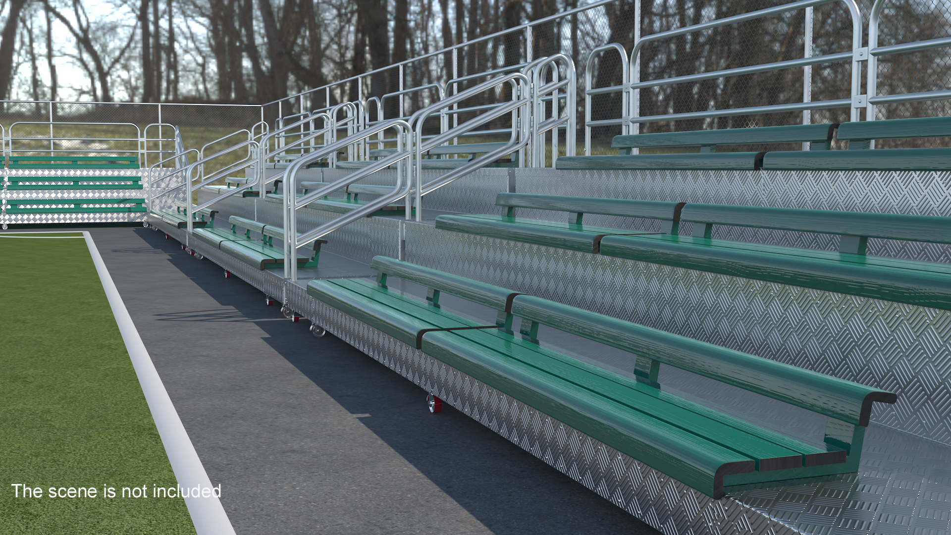 Seating Portable Grandstand 3D