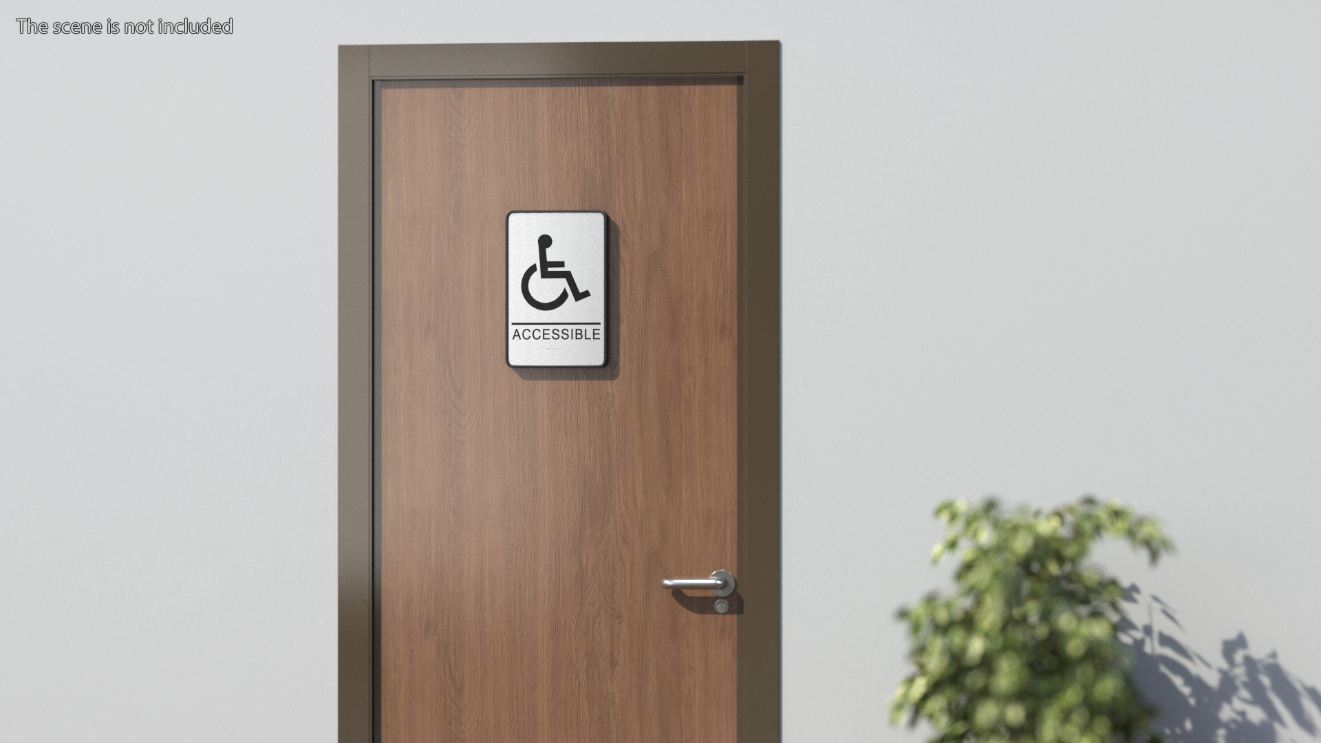 3D Wheelchair Accessible Sign