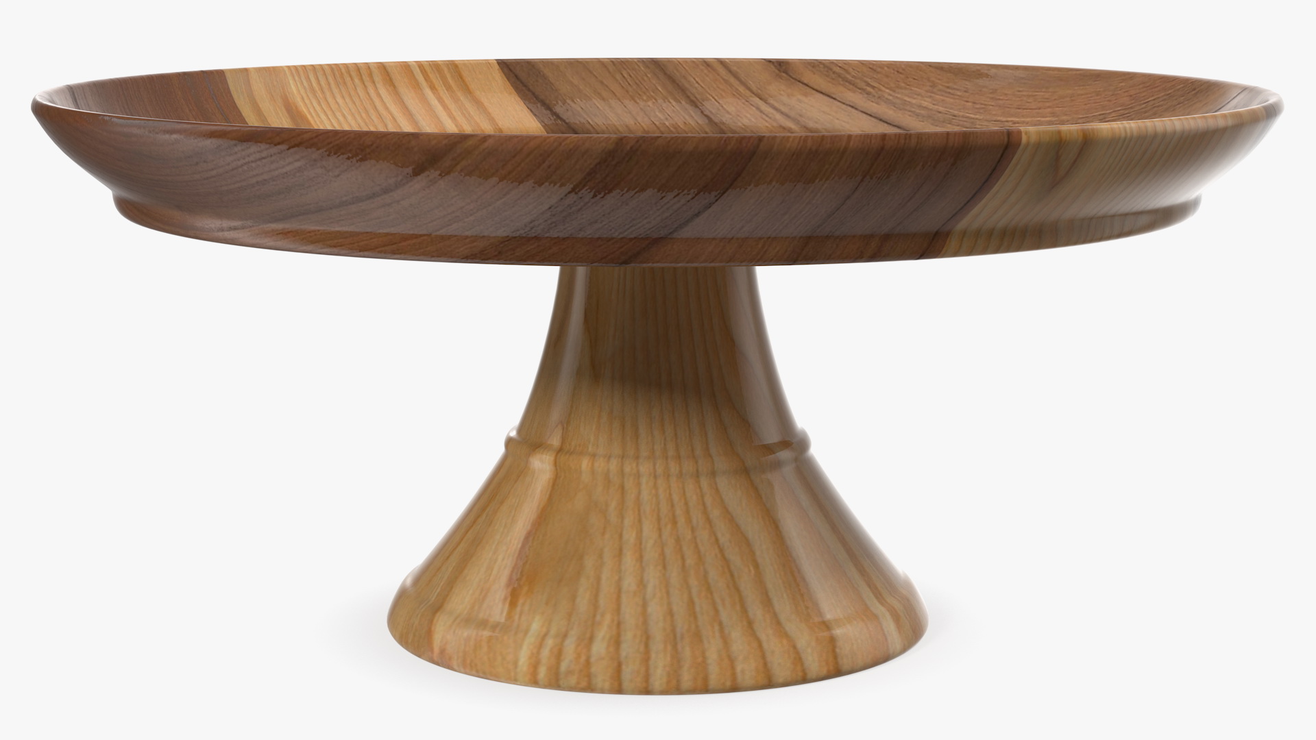 Cake Stand Wooden 3D