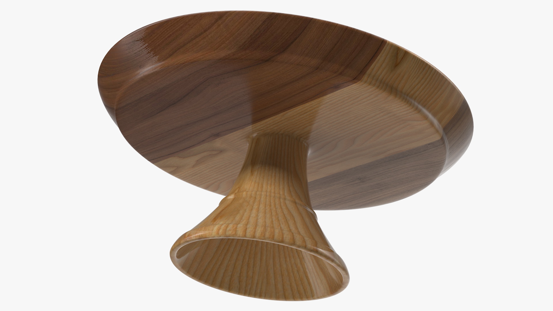 Cake Stand Wooden 3D