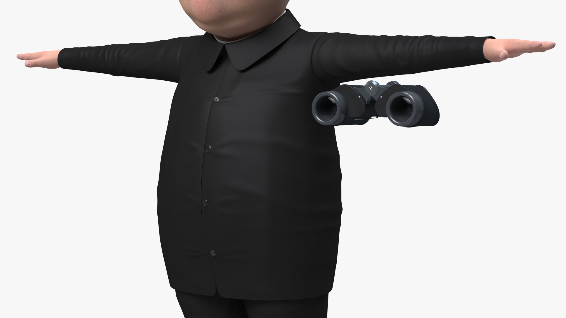 Cartoon Kim Jong Un 3D model