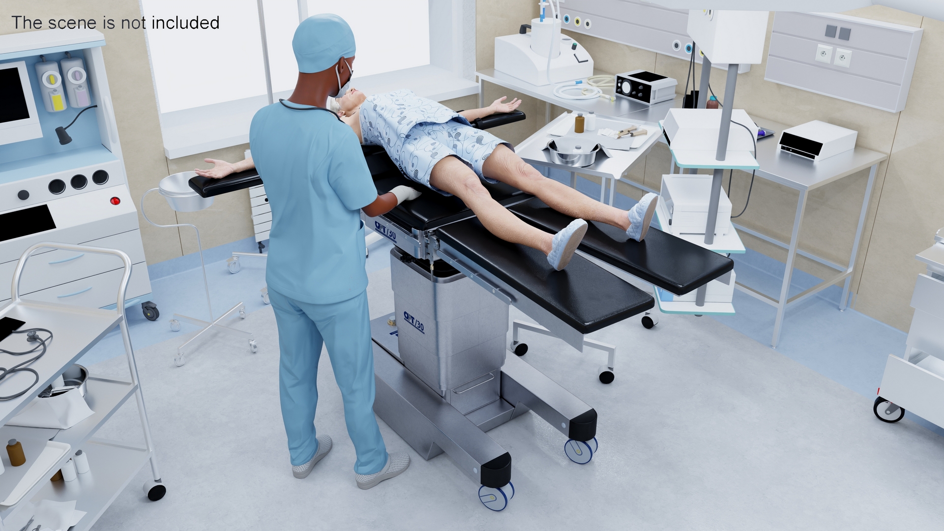 Woman on Operating Table 3D model