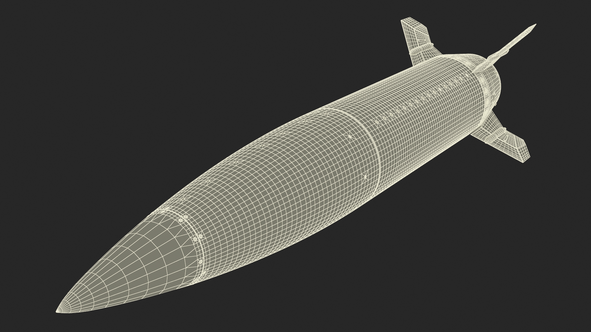 US Army Hellfire Missile MGM-140 ATACMS 3D model