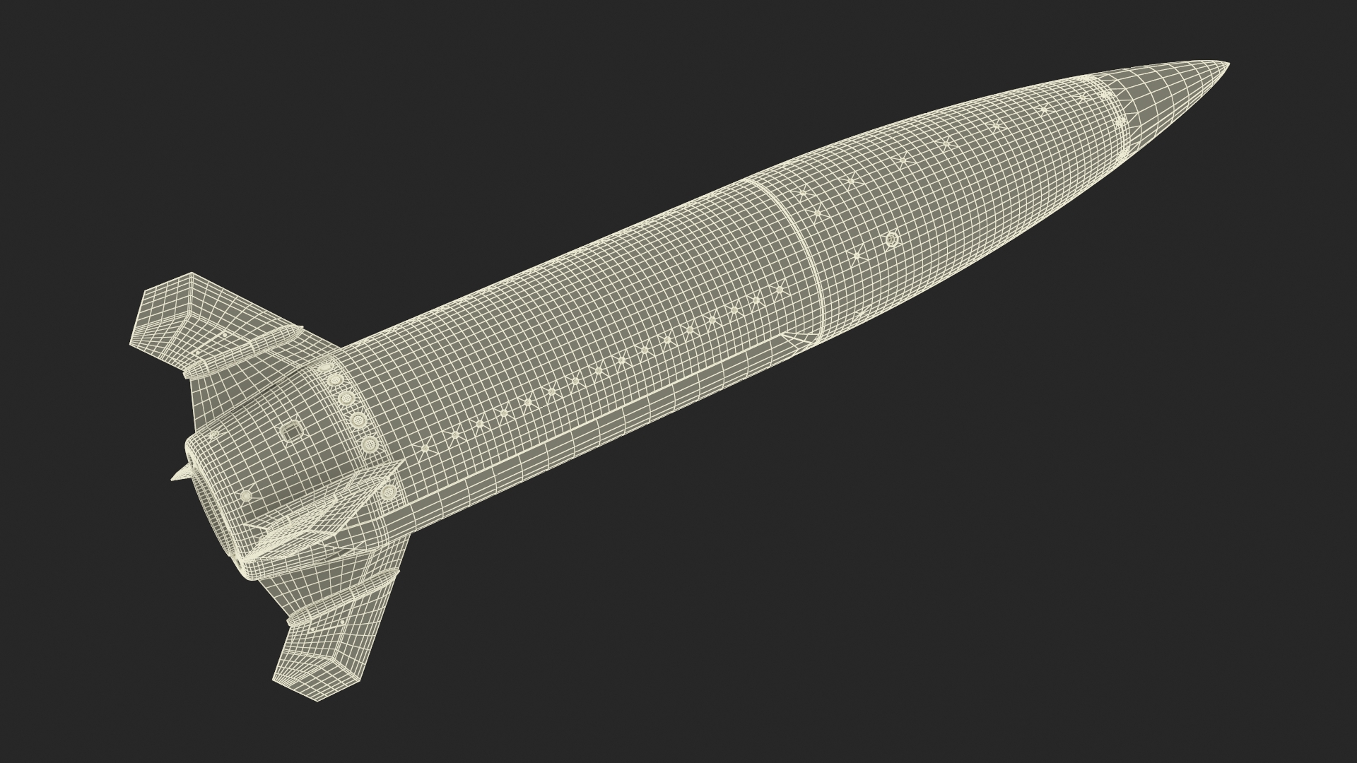 US Army Hellfire Missile MGM-140 ATACMS 3D model