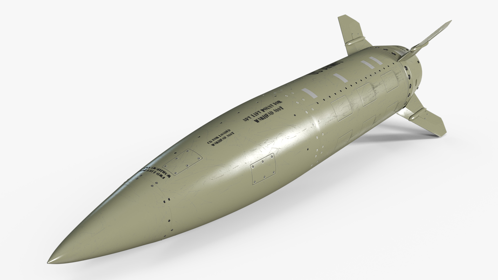 US Army Hellfire Missile MGM-140 ATACMS 3D model