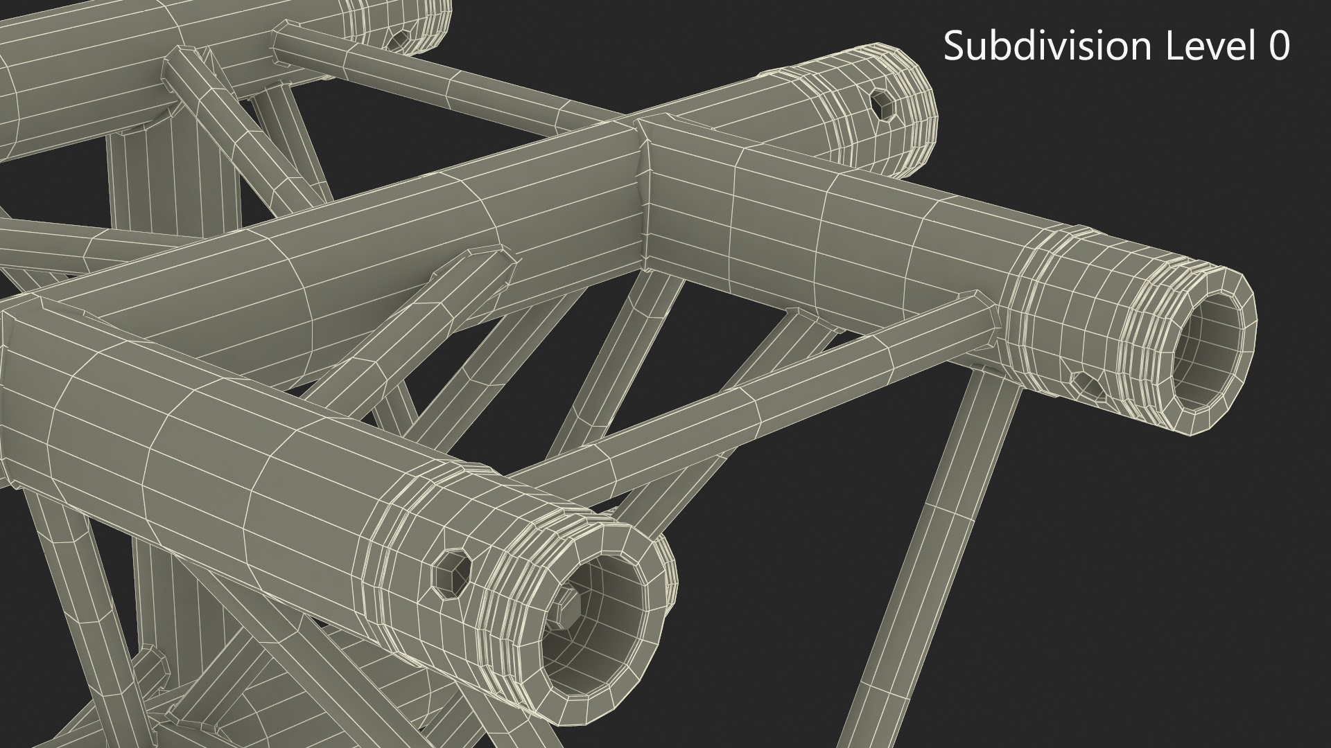 Industrial Truss Modular 3D model