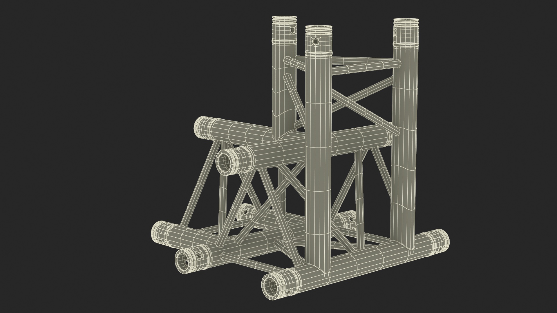 Industrial Truss Modular 3D model