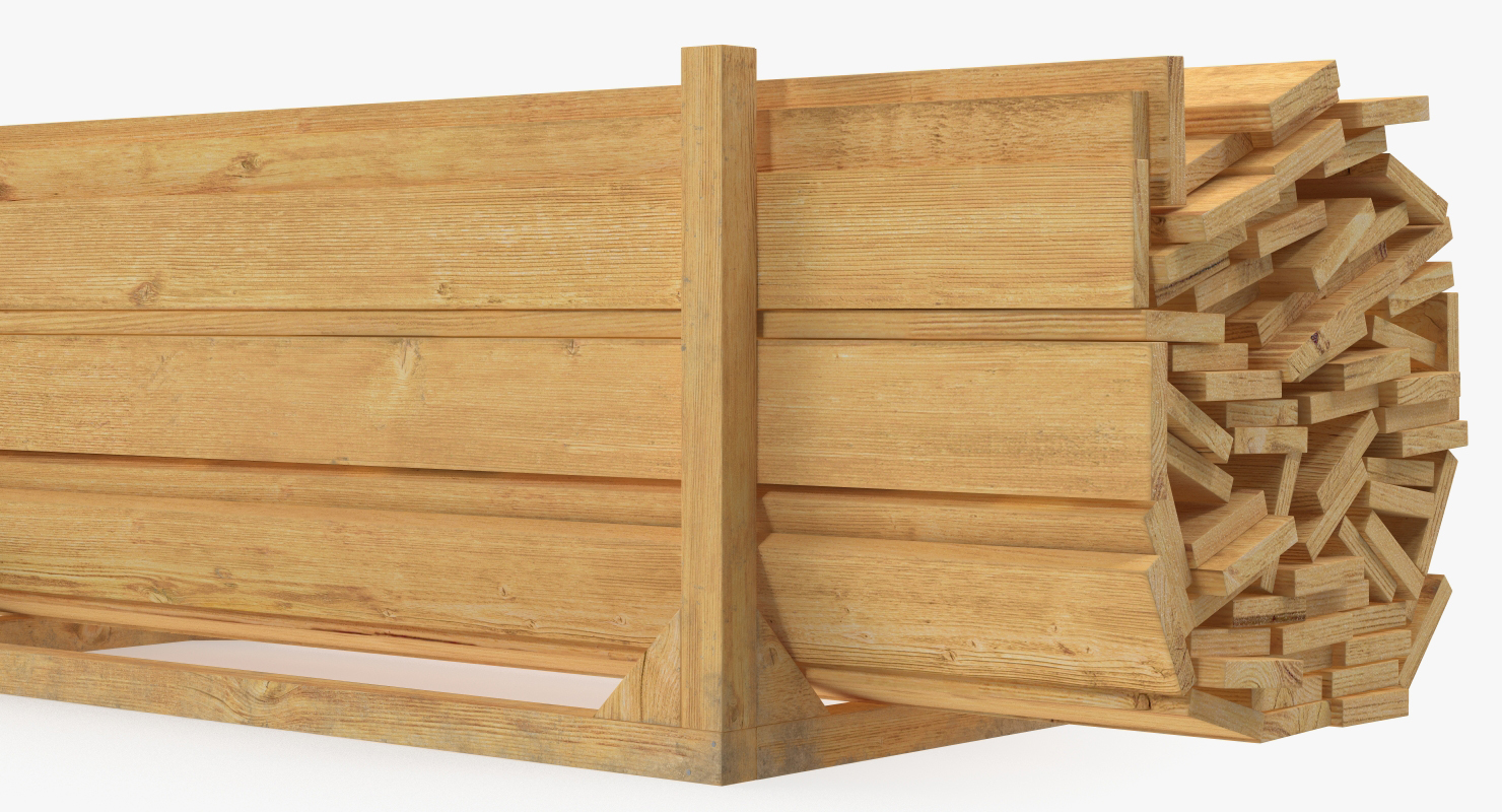 3D Lumber Boards Storage