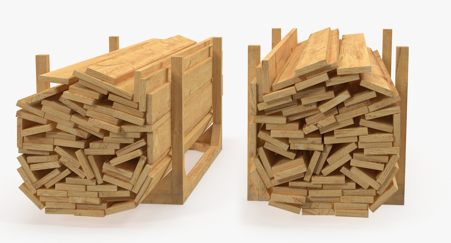 3D Lumber Boards Storage