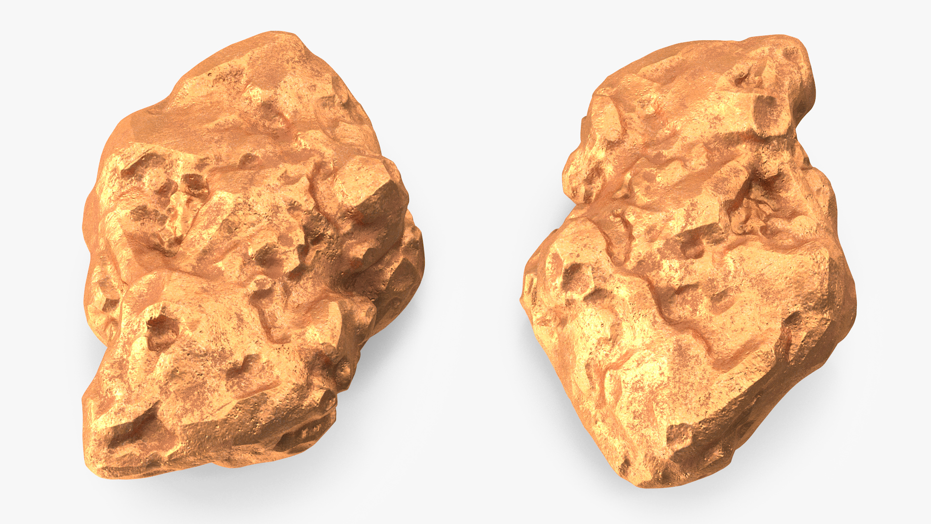 Copper Natural Mineral 3D