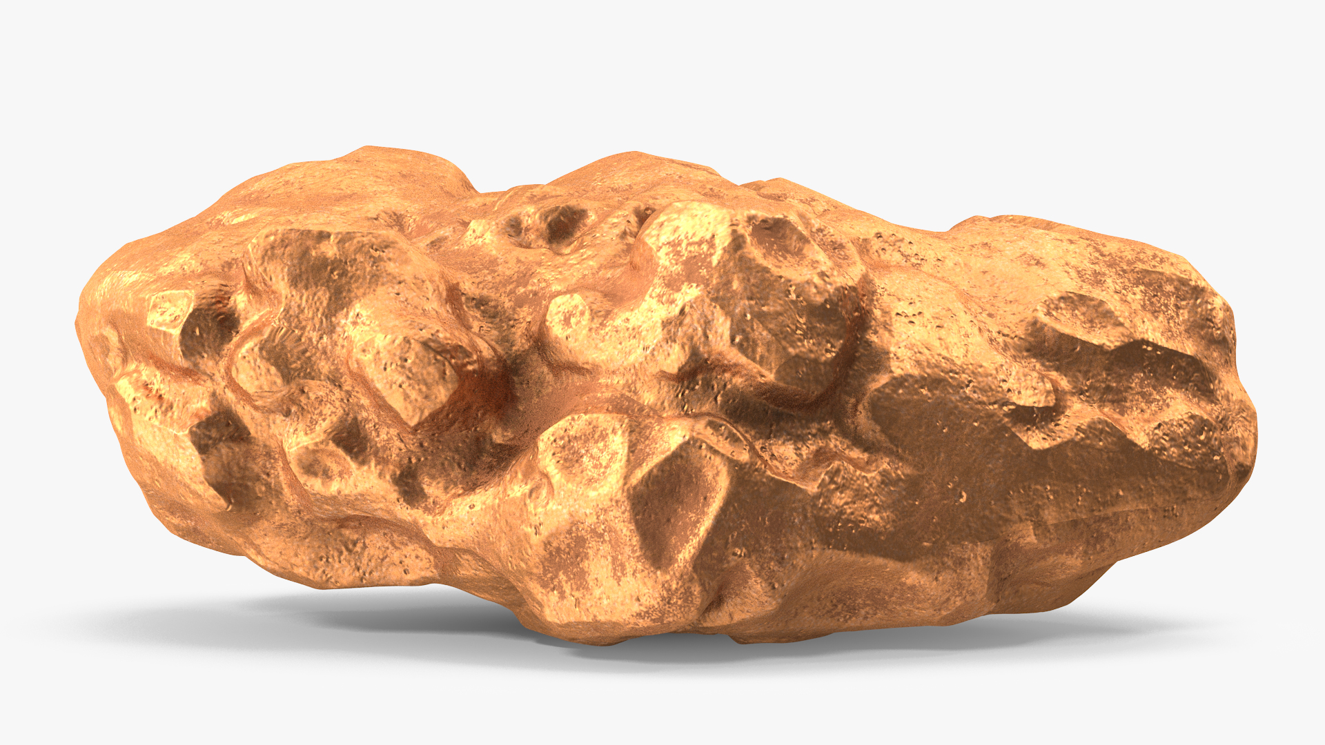 Copper Natural Mineral 3D