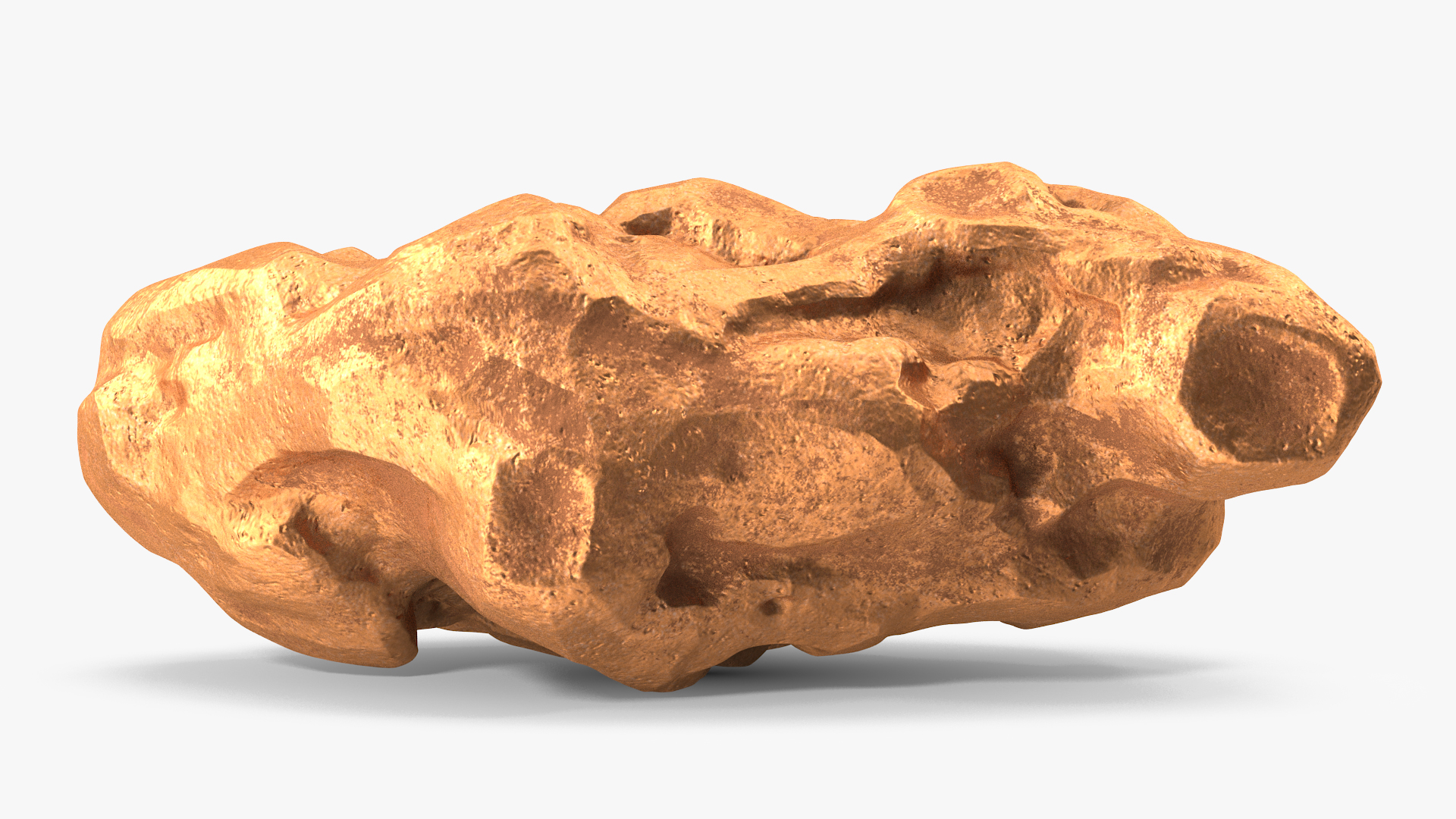 Copper Natural Mineral 3D