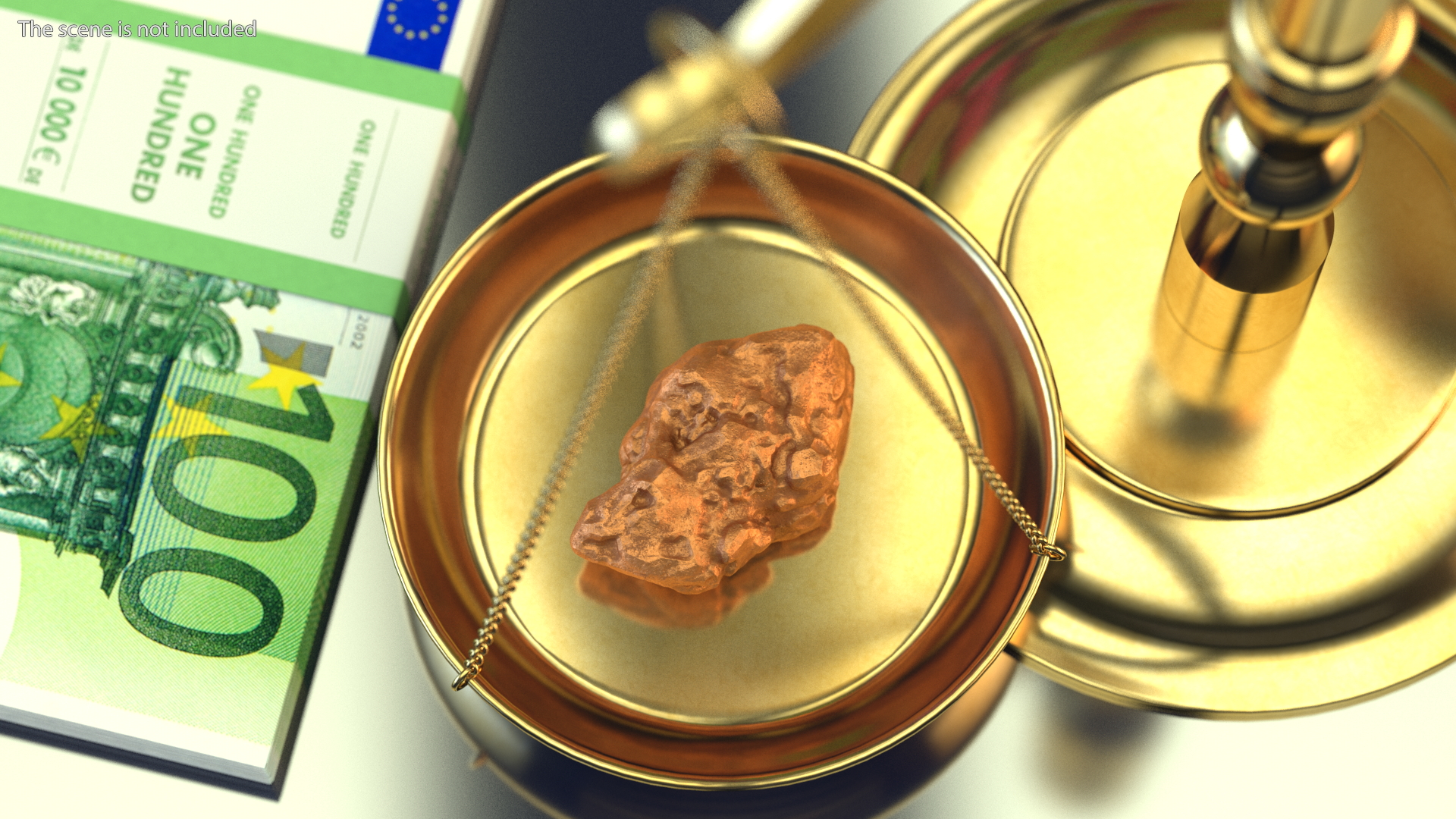 Copper Natural Mineral 3D