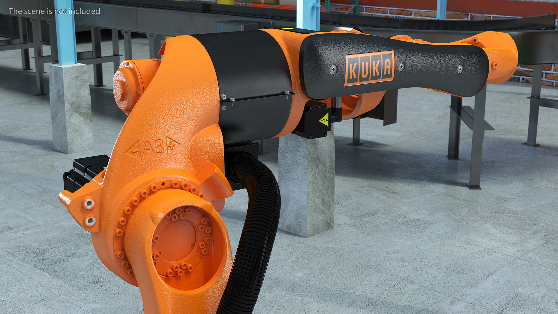 3D KUKA Industrial Robot Arm KR 5-2 Arc