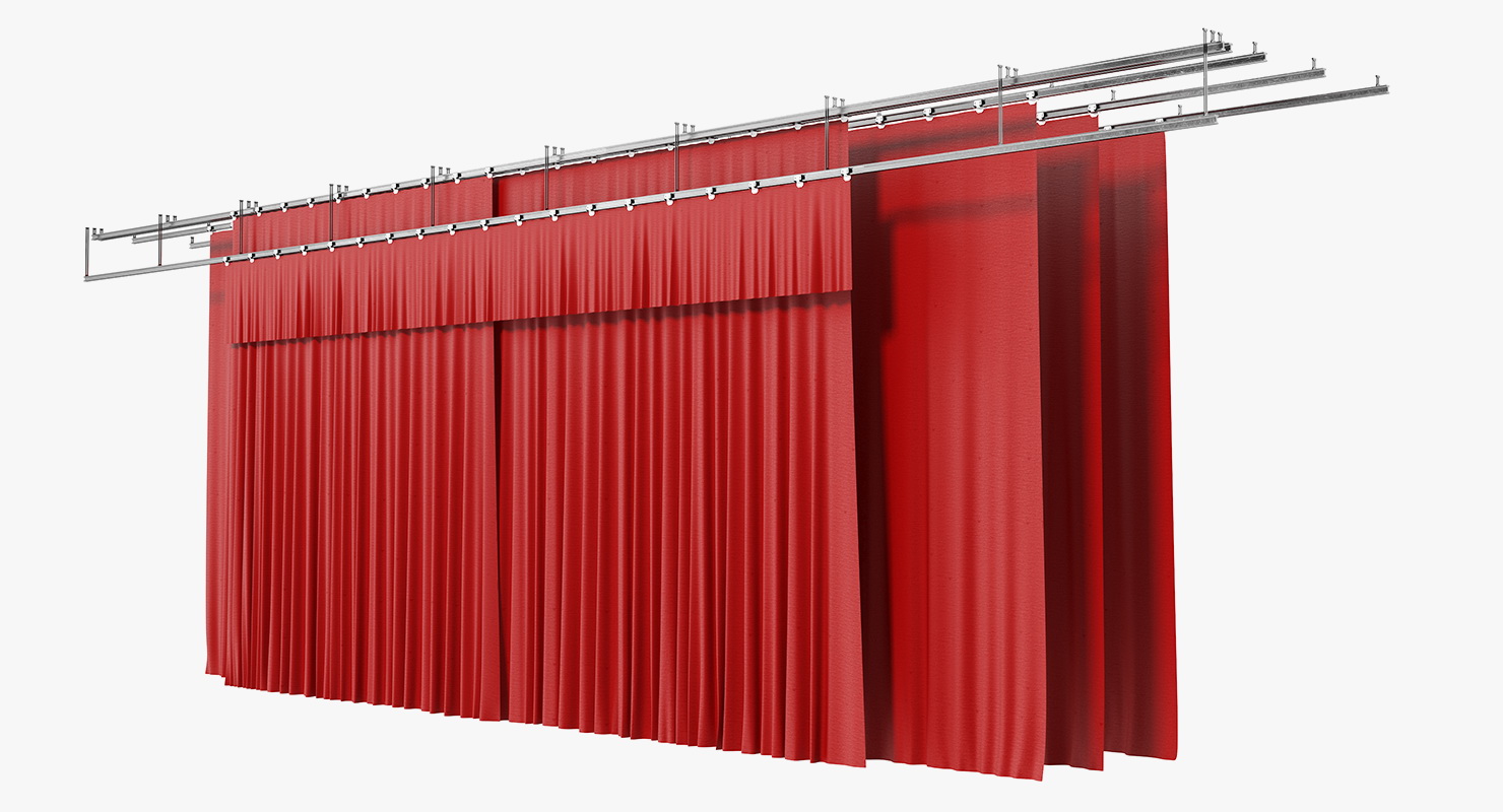 3D Stage Curtain model