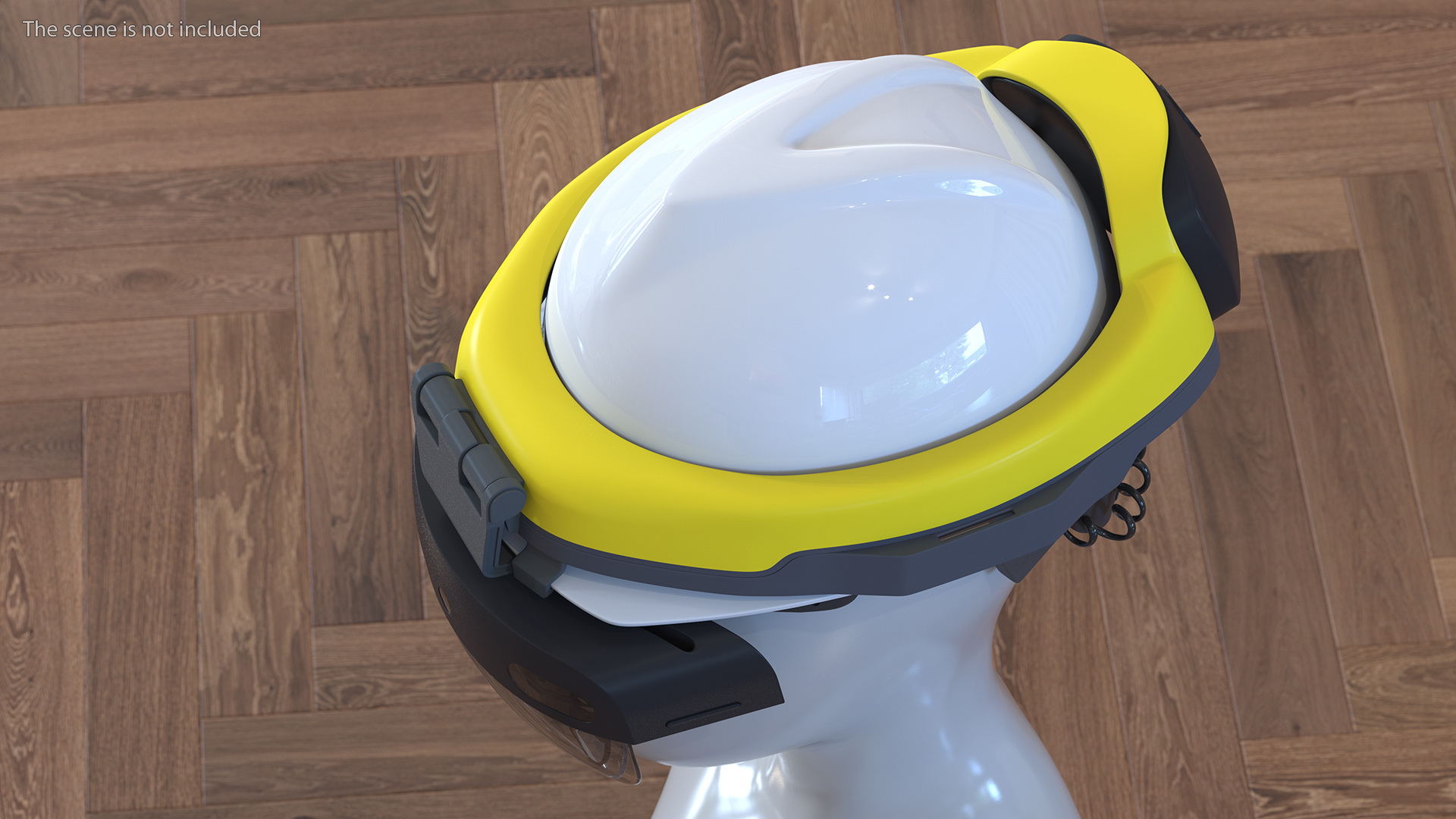 3D Construction Helmet Virtual Reality Glasses model