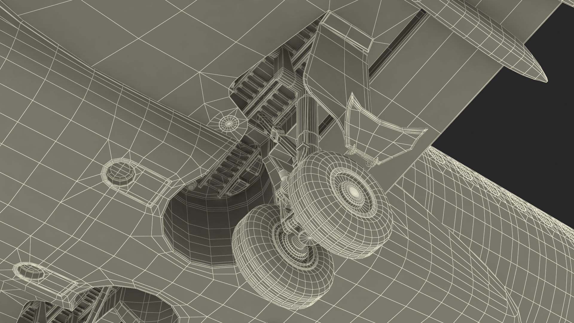 3D Airbus A220 with Passenger Boarding Stairs Car