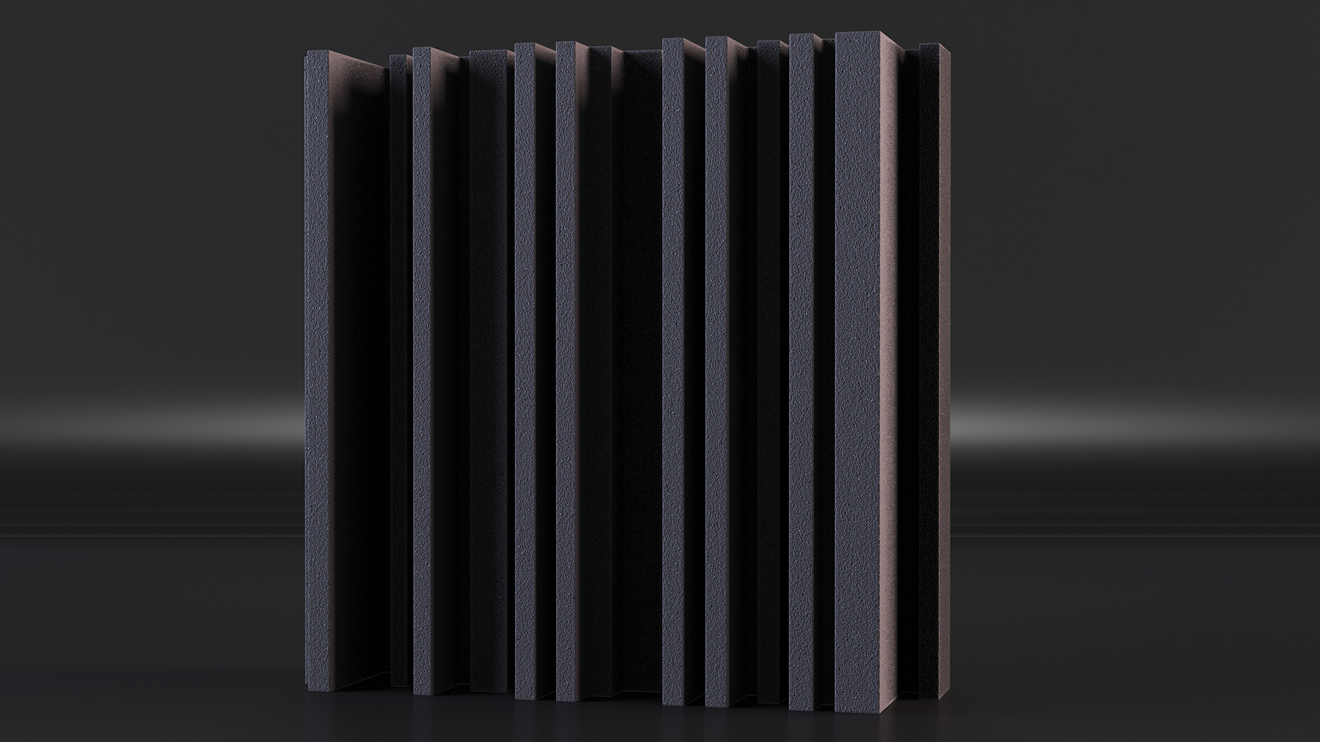 3D Sound Insulation Panel Black model