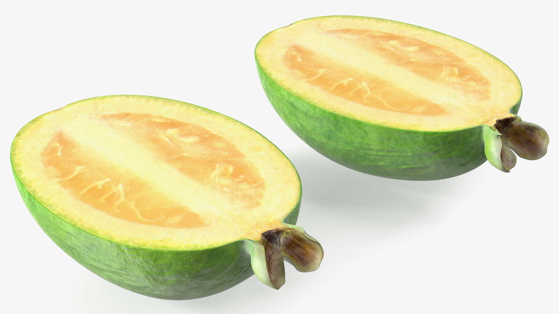 Feijoa Fruit Cut Along 3D