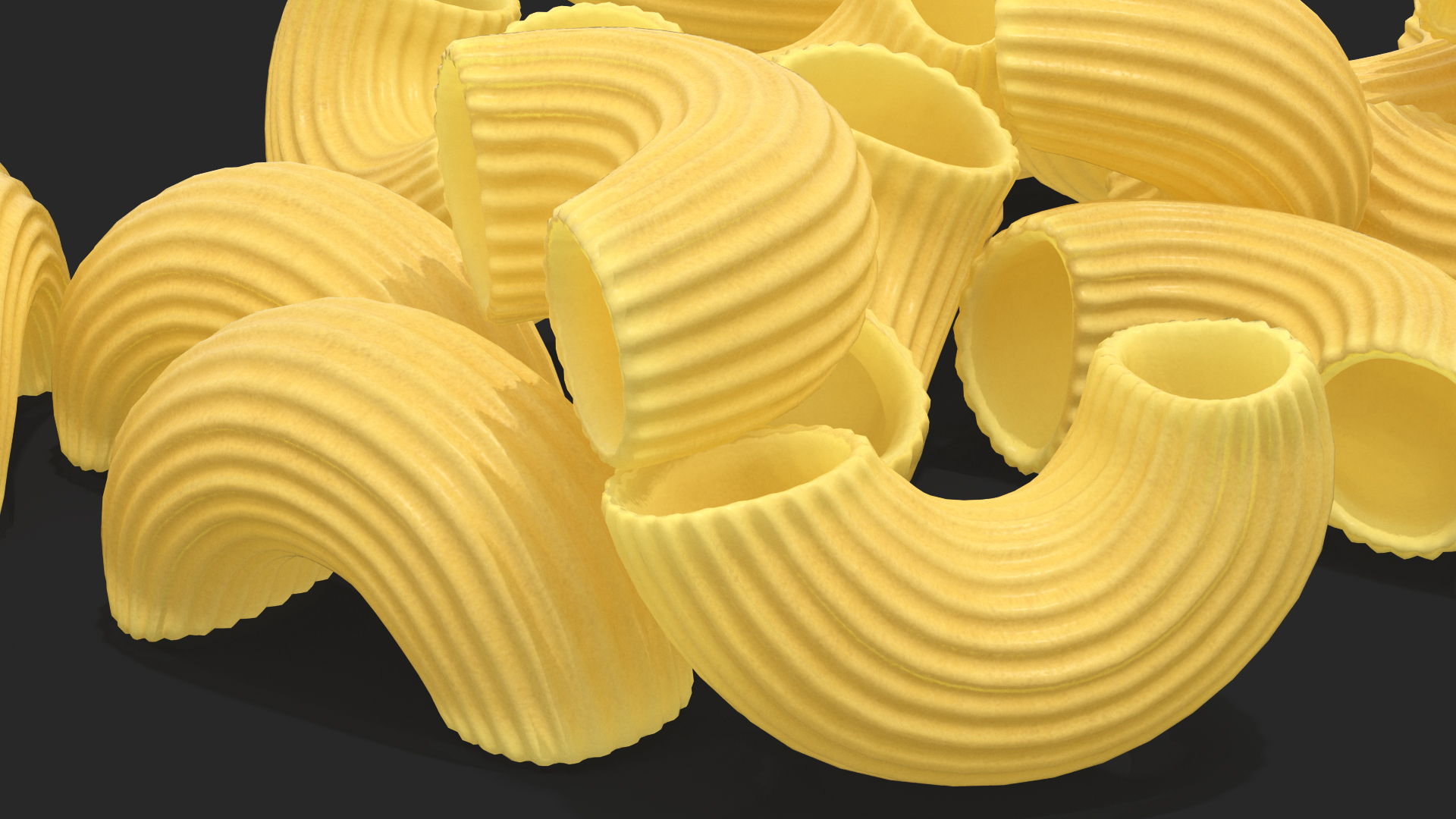 Elbows Pasta 3D