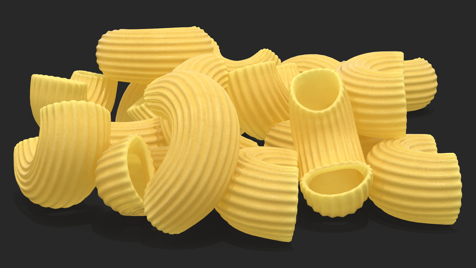 Elbows Pasta 3D