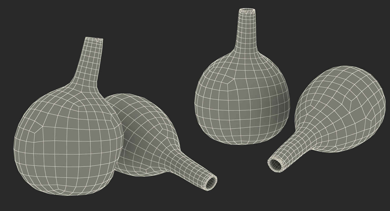 3D model Gourd Containers Set