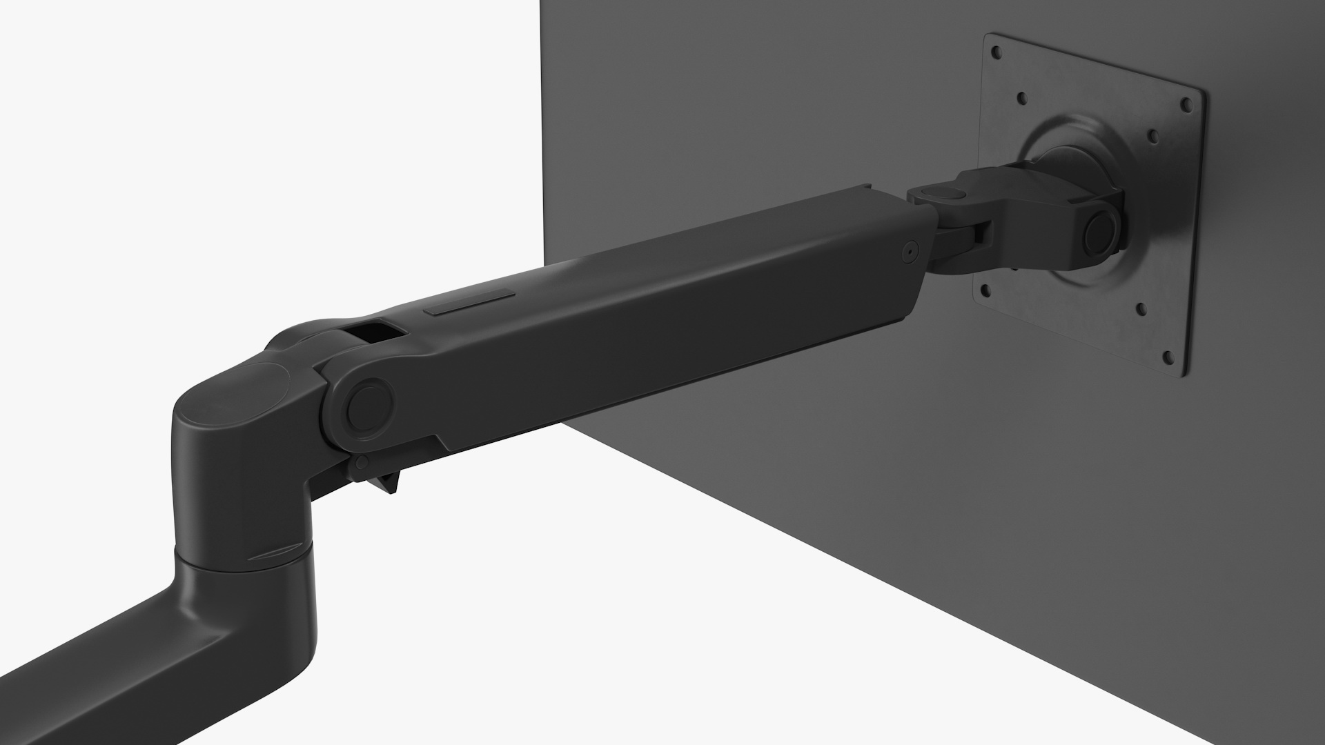 Mount Monitor Arm Generic Rigged 3D