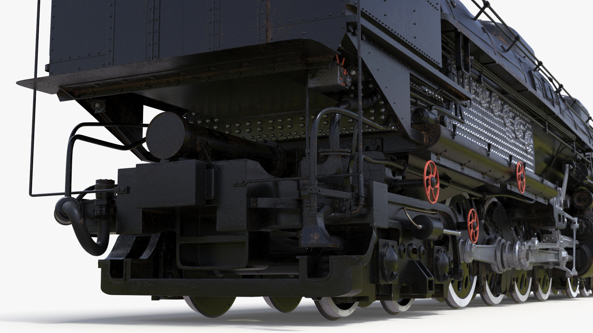 3D model Worn Locomotive