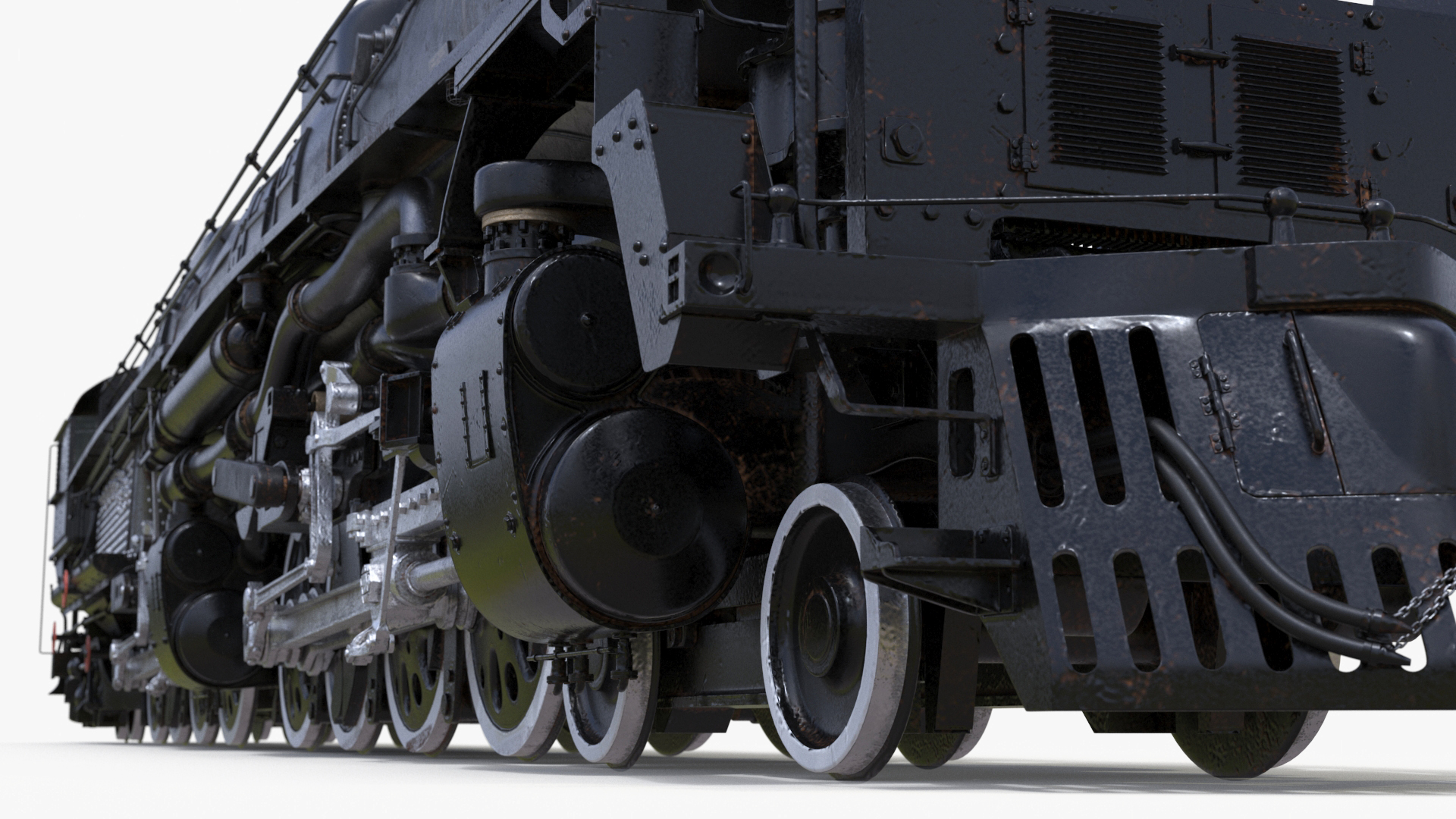 3D model Worn Locomotive