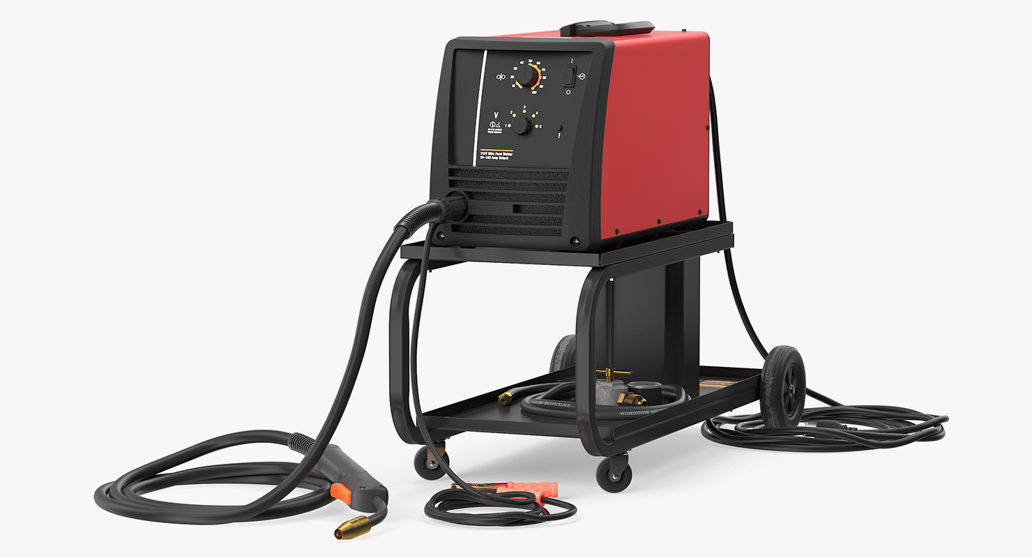 3D MIG Welder on Cart model