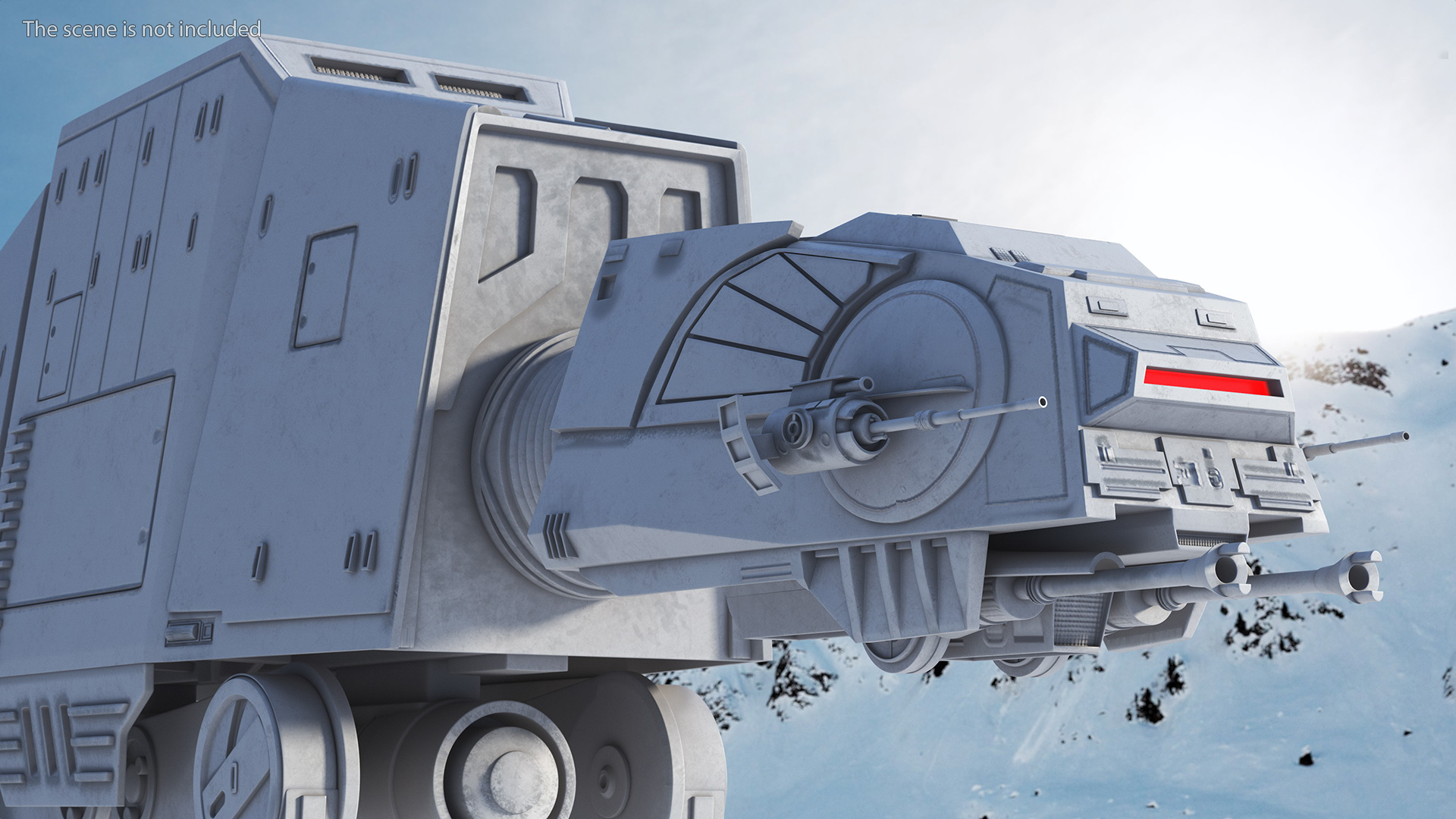 3D Star Wars AT-AT Rigged for Maya