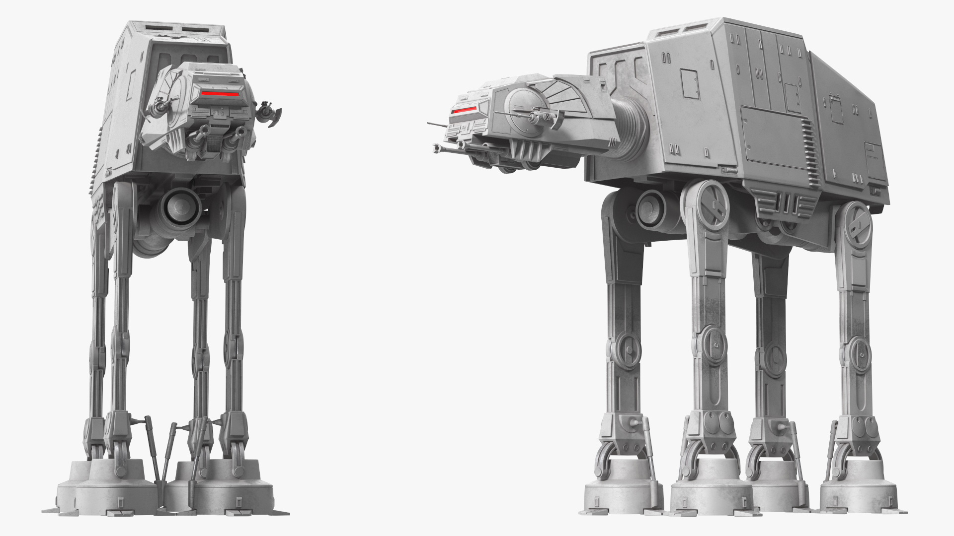 3D Star Wars AT-AT Rigged for Maya