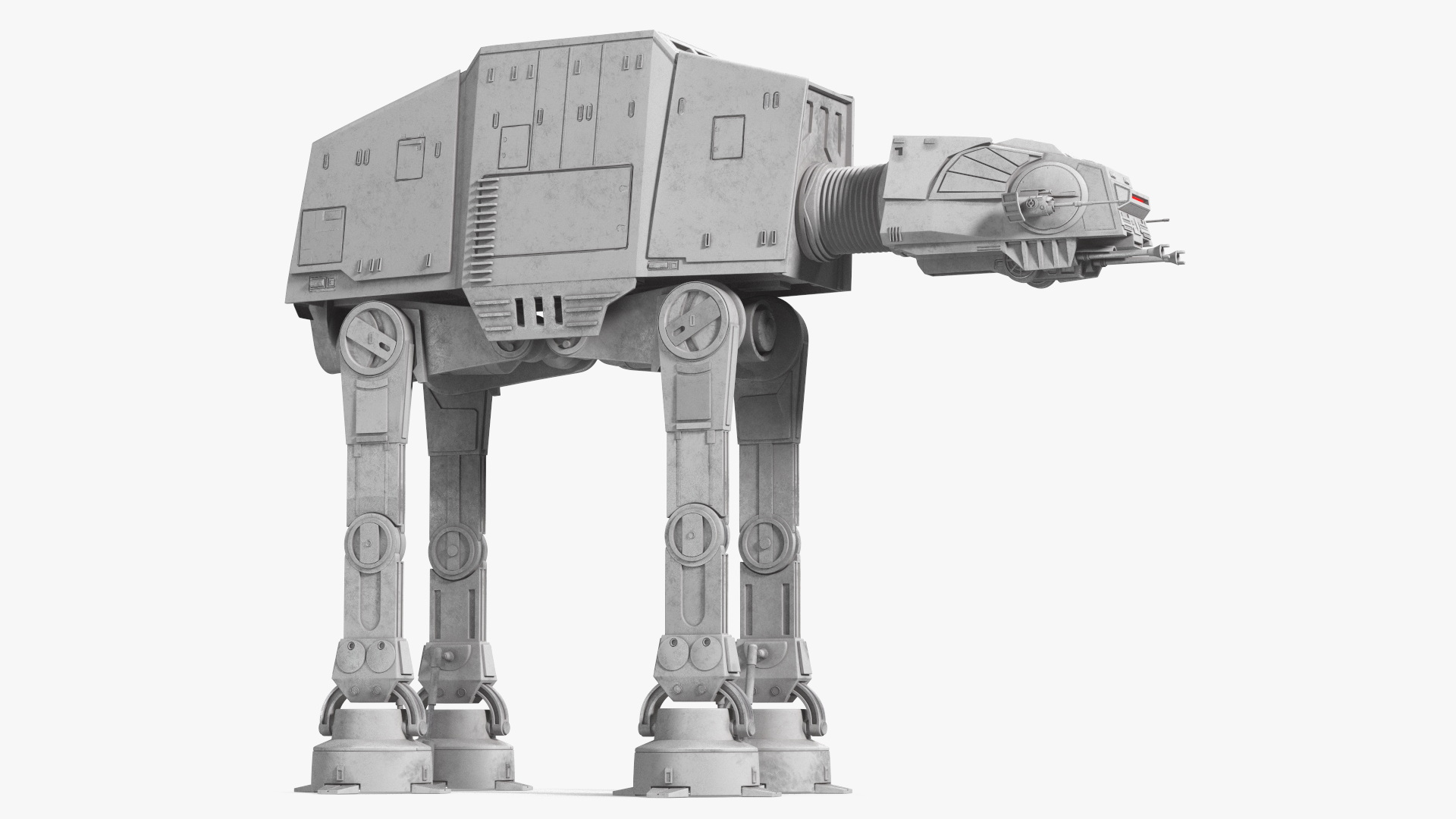 3D Star Wars AT-AT Rigged for Maya