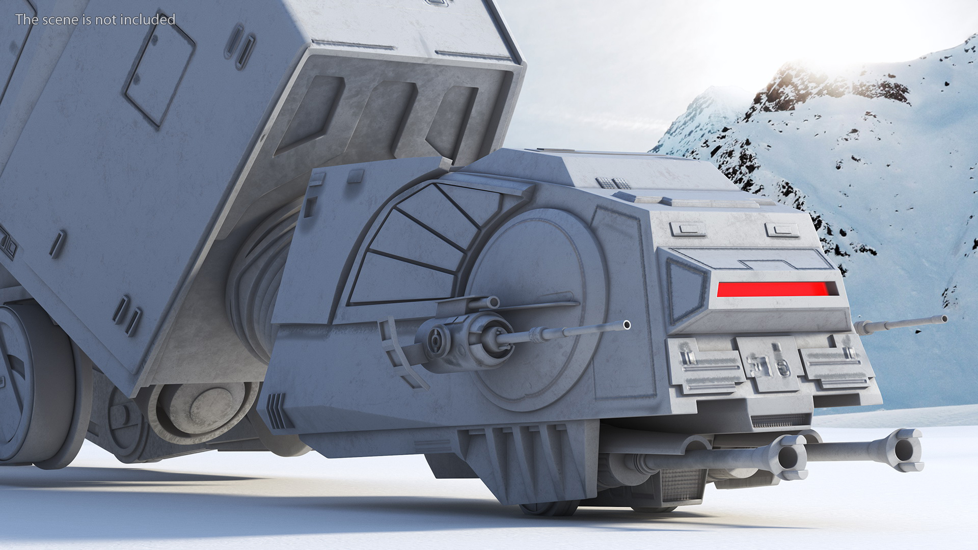 3D Star Wars AT-AT Rigged for Maya