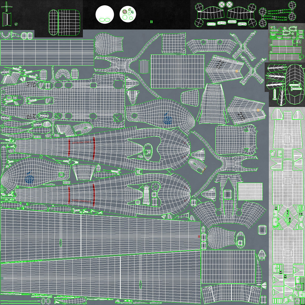 3D Unmanned Aerial Vehicle Drone IAI Eitan Rigged