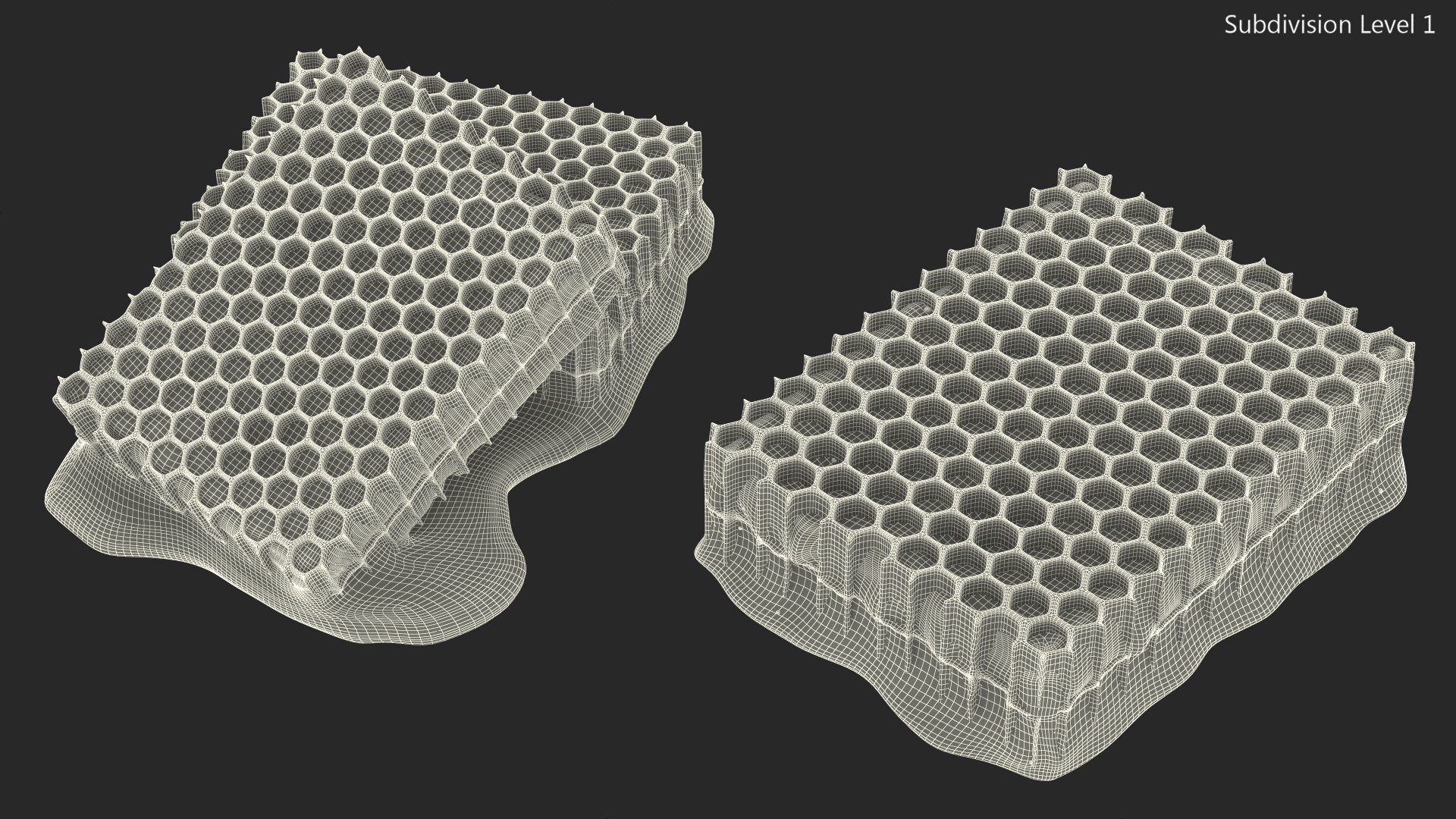 Honeycombs Set 3D model