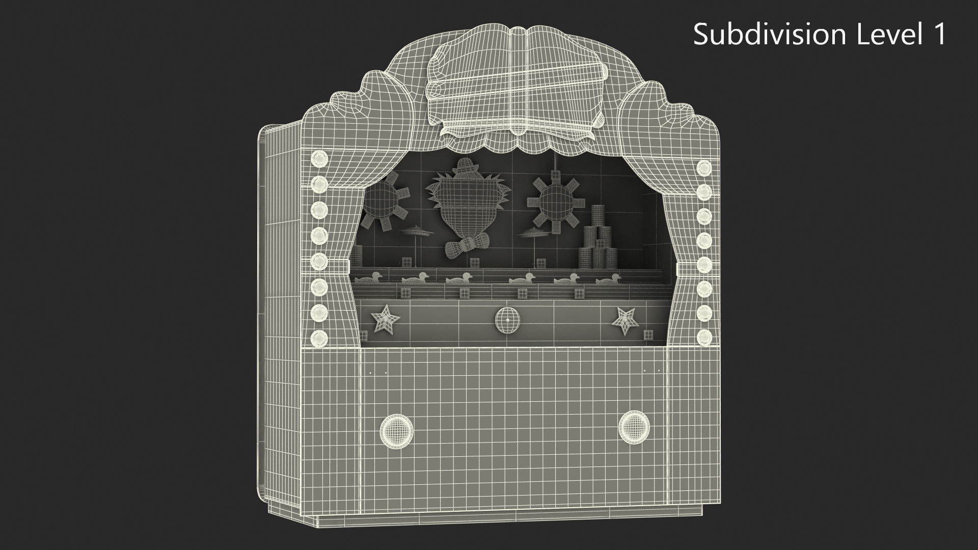 Sideshow 1889 Game Booth 3D model