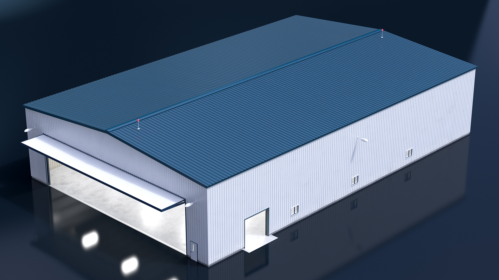 3D model Aircraft Hangar