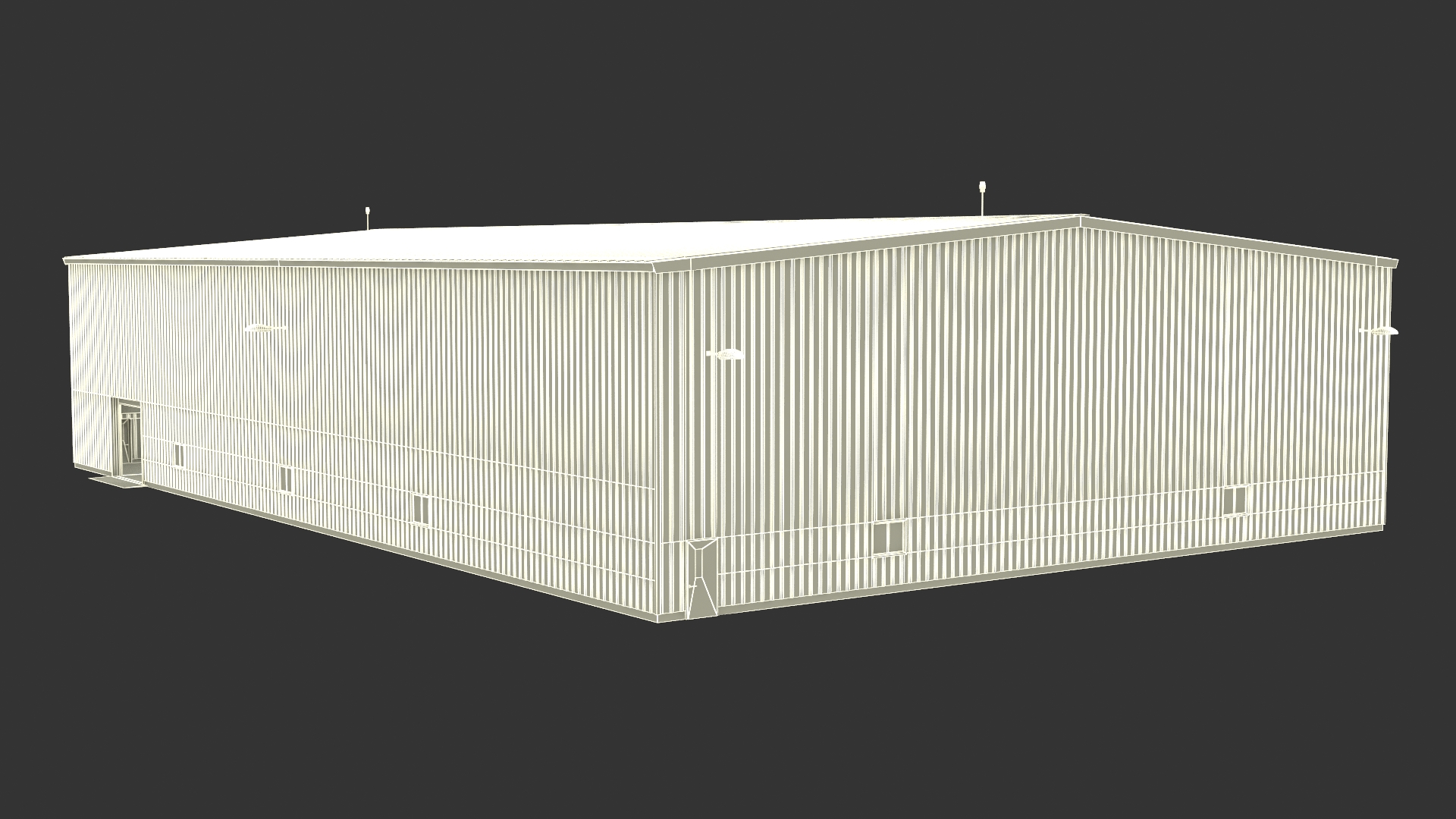 3D model Aircraft Hangar