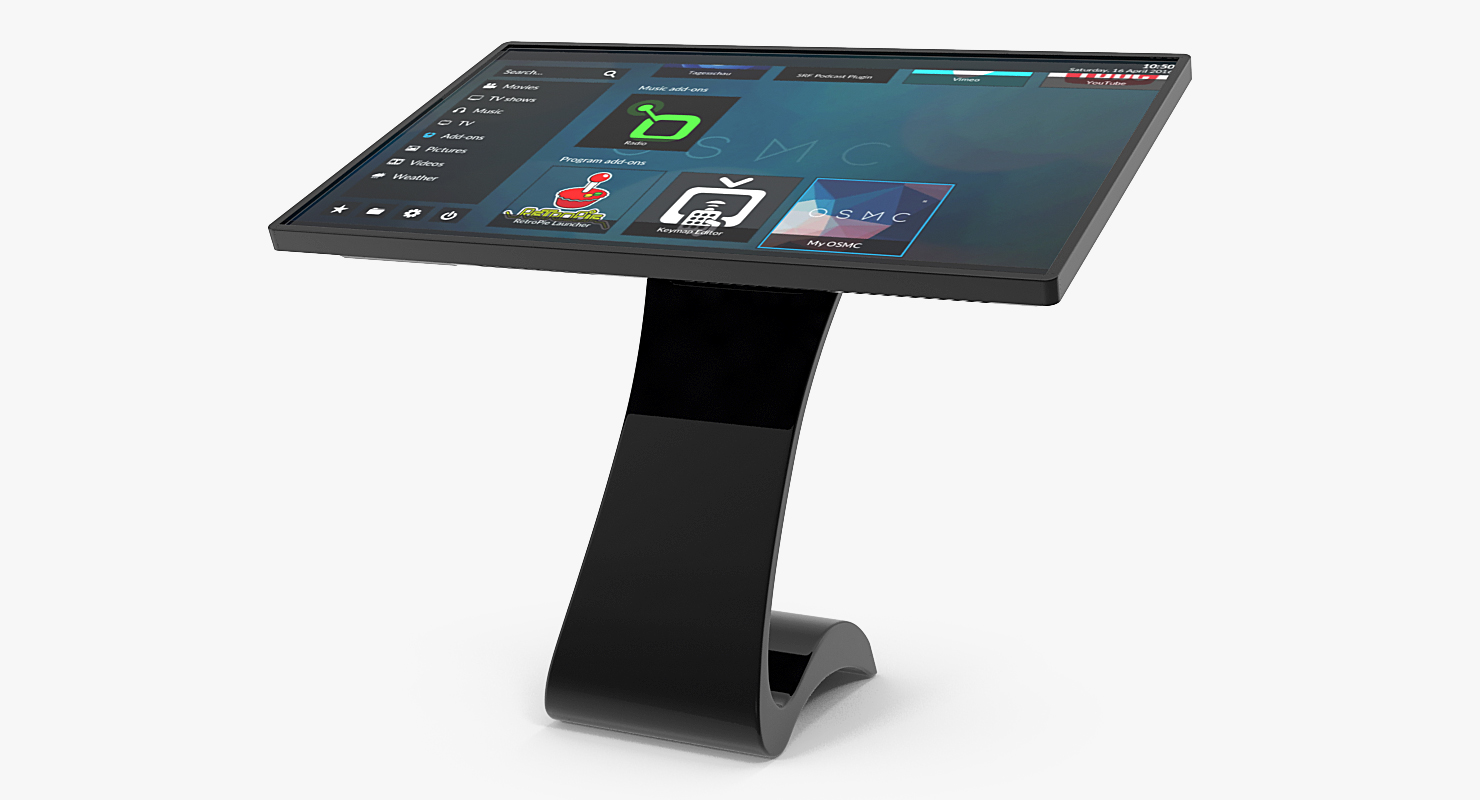 Multi Touch Information Kiosk 3D model