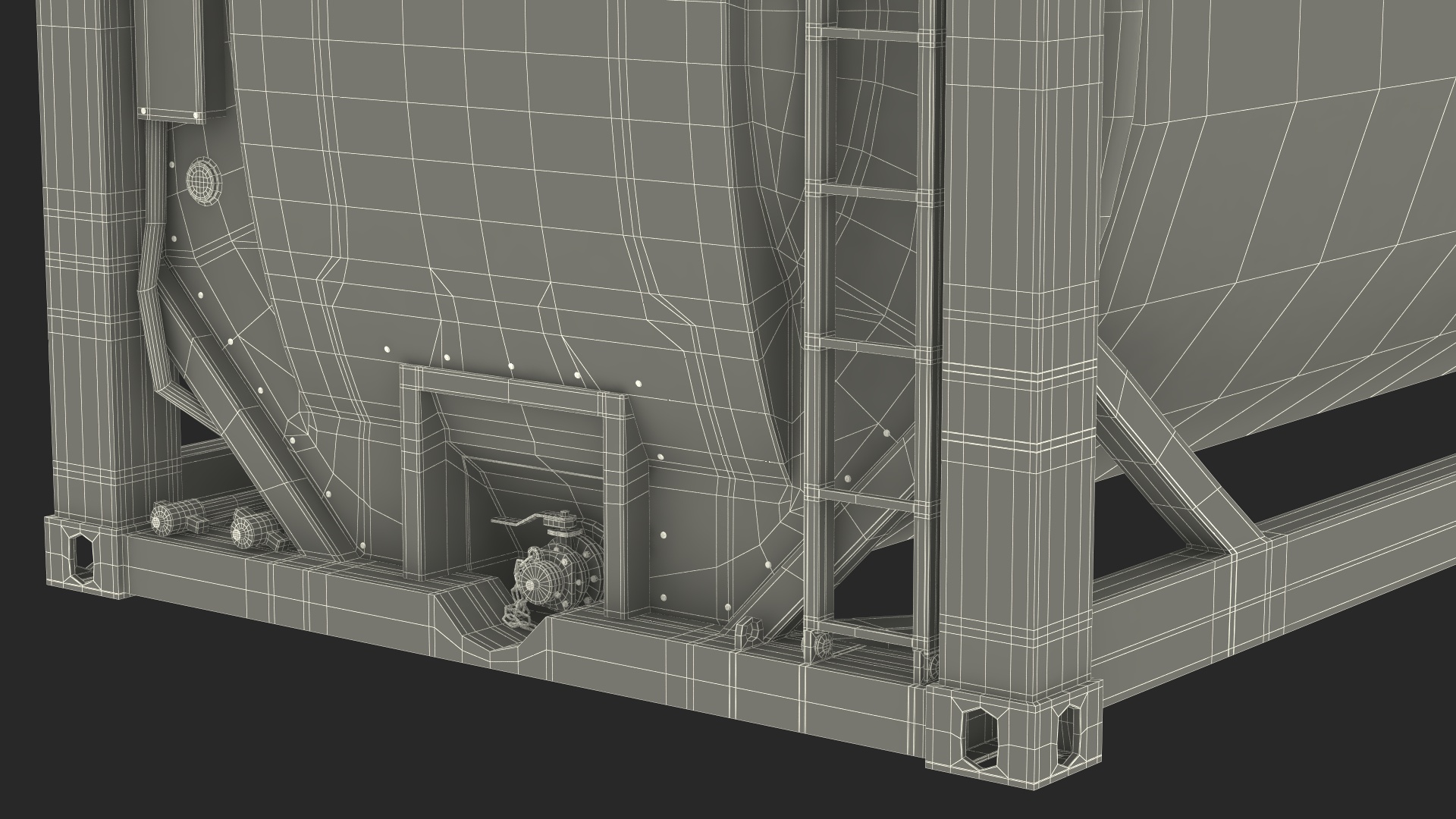 Standard ISO Tank Container 3D